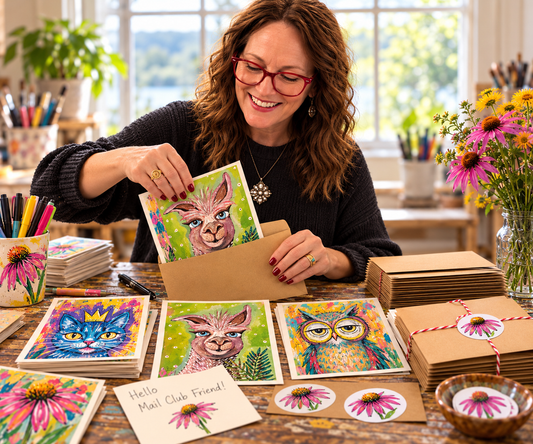 Tracy Makes Artsy Mail